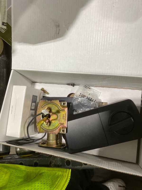 Photo 1 of Kwikset HomeConnect 918 Contemporary Z-Wave Long Range Enabled Touchscreen Lock Works with Ring Alarm, Samsung SmartThings Hub Required, Sold Separately in Matte Black