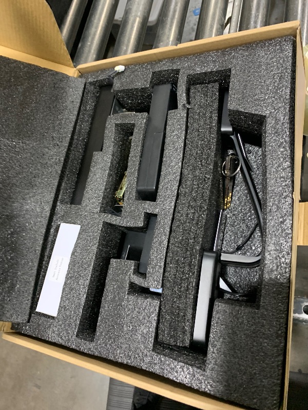 Photo 1 of BEBASIA Heavy Duty Fingerprint Smart Door Lock for Front Door, APP Control Front Door Lock Sets, Auto Lock, Anti-Peeping Touchscreen Digital Keypad, Electronic Keyless Entry Deadbolt, Black