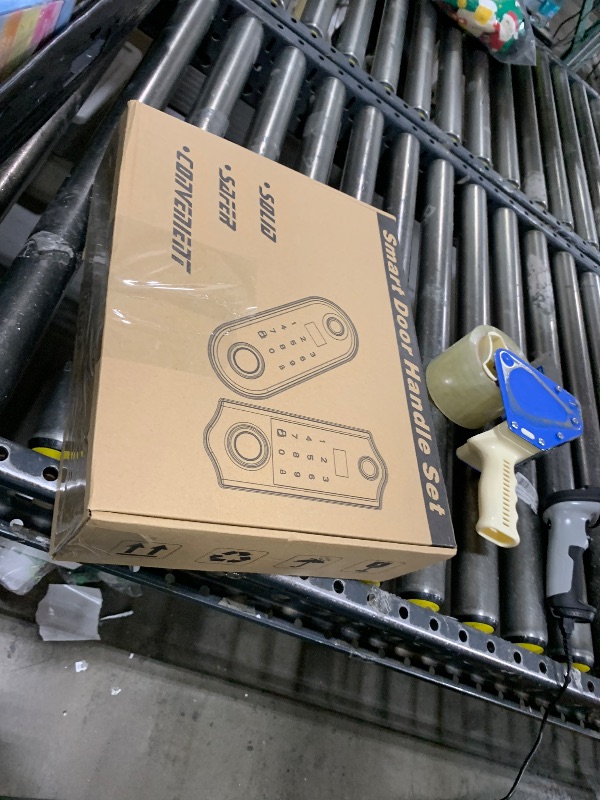 Photo 1 of BEBASIA Heavy Duty Fingerprint Smart Door Lock for Front Door, APP Control Front Door Lock Sets, Auto Lock, Anti-Peeping Touchscreen Digital Keypad, Electronic Keyless Entry Deadbolt, Black