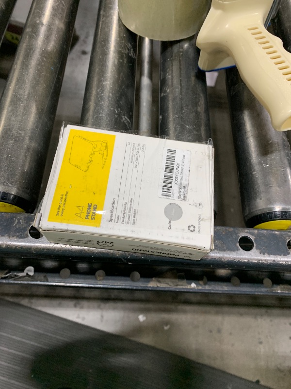 Photo 1 of Nulaxy Dual Folding Cell Phone Stand, Fully Adjustable Foldable Desktop Phone Holder Cradle Dock Compatible with iPhone 17 16 15 14 13 12 11 Pro Max Xs Xr X 8, Nintendo Switch, All Phones - Silver