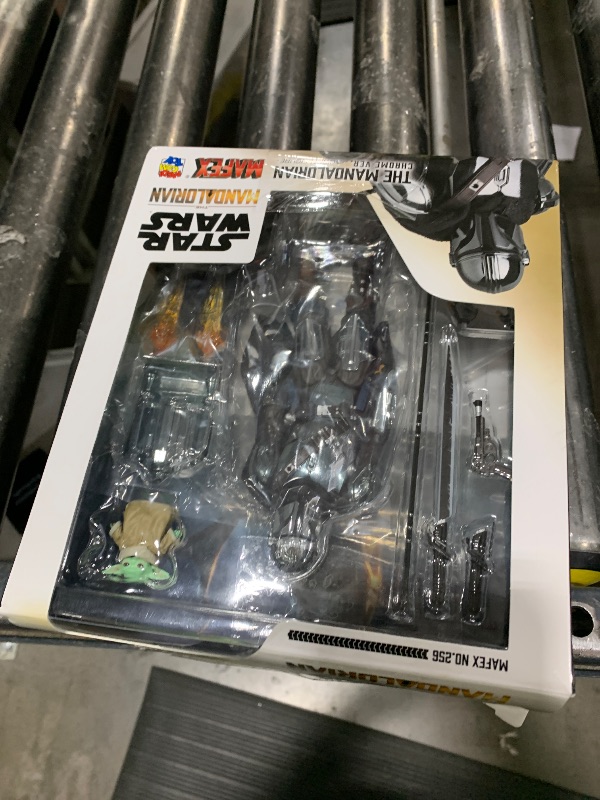 Photo 1 of MAFEX No. 256 THE MANDALORIAN CHROME Ver. Total Height: Approx. 6.3 inches (160 mm), Painted Action Figure
