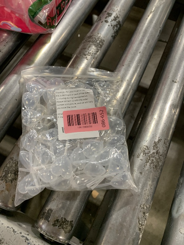 Photo 1 of [Heart Style] Vabiooth 50Pcs 4mL Cupcakes Disposable Plastic Transfer Pipettes Liquid Dropper for Chocolate or Strawberries Cupcakes, Ice Cream, Mini Cakes, Waffles, Children's Painting