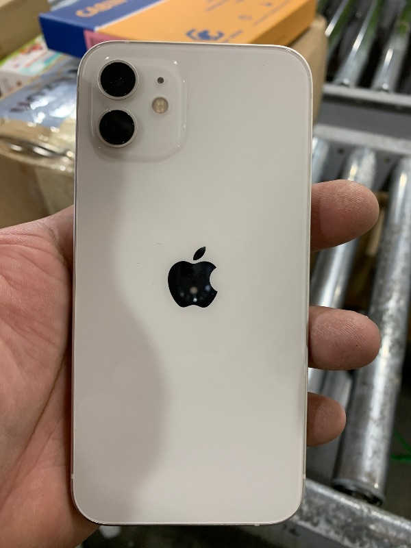 Photo 1 of Apple iPhone 12, 64GB, White - Unlocked (Renewed Premium)