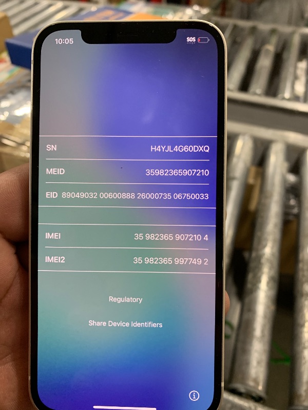 Photo 1 of Apple iPhone 12, 64GB, White - Unlocked (Renewed Premium)