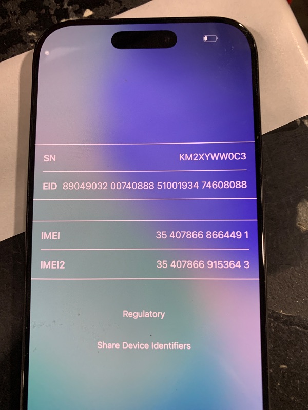 Photo 1 of Apple iPhone 16 Pro, US Version, 512GB, Black Titanium - Unlocked (Renewed)