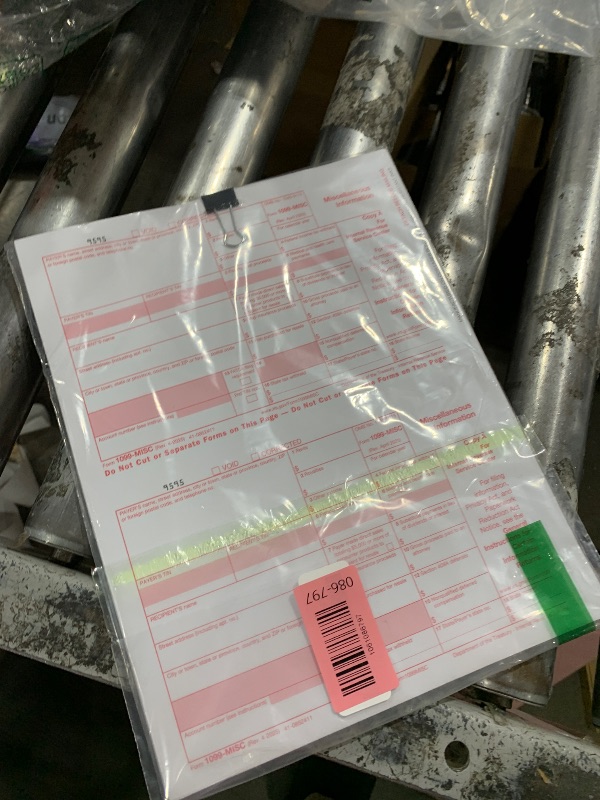 Photo 1 of 1099 MISC Forms 2025, 4 Part Tax Forms Kit, 25 Vendor Kit of Laser Forms, Compatible with QuickBooks and Accounting Software