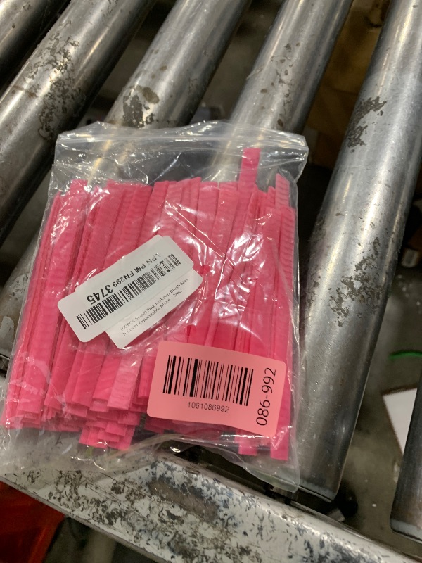 Photo 1 of "100PCS Sweet Pink Makeup Brush Mesh Cover Expandable Makeup Brush Protector Cosmetic Tools for Brush, Tassels"