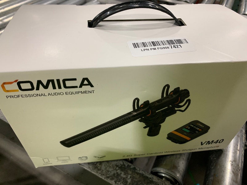 Photo 1 of COMICA VM40 Shotgun Microphone with Wireless Modes, 48kHz/32-bit, 32GB Storage, Safety Audio Track, Super Cardioid Camera Mic for Filmmakers, Vloggers - Wireless Mic for Camera, Smartphone, PC