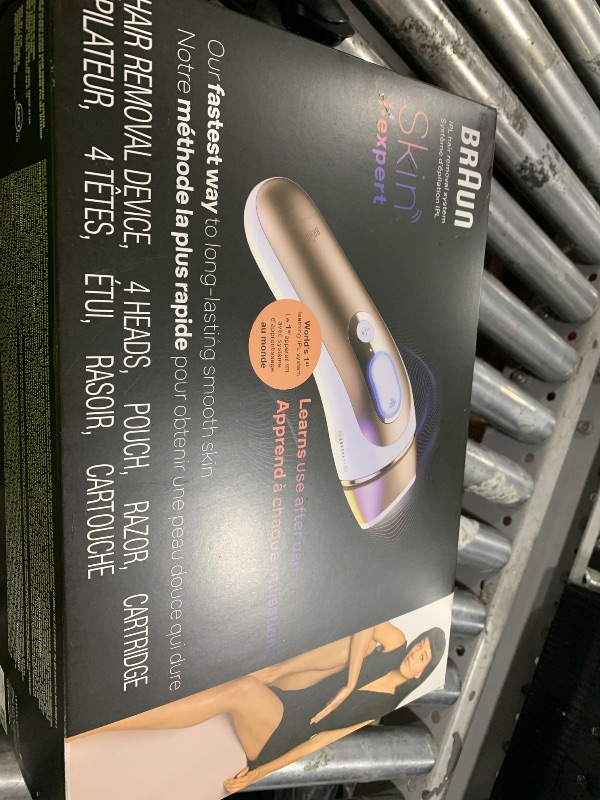 Photo 1 of Braun Smart IPL, Vogue’s Best Hair Removal Device, Skin i·Expert Pro 7: at Home Laser Hair Removal, Permanent Visible Hair Reduction, Free App, Vanity Case, Venus Razor, 4 Smart Heads, IPL7387