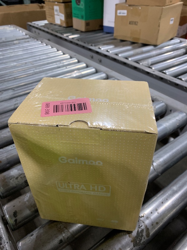 Photo 1 of Mini Projector with WiFi and Bluetooth Built-in Apps Smart Projector Support 4K 1080P FHD 180° Adjustable Auto Keystone Compatibile with HDMI/TV Stick/Memory Stick/Laptop, White