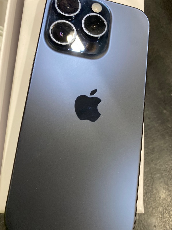 Photo 1 of Apple iPhone 15 Pro, 512GB, Blue Titanium - Unlocked (Renewed)