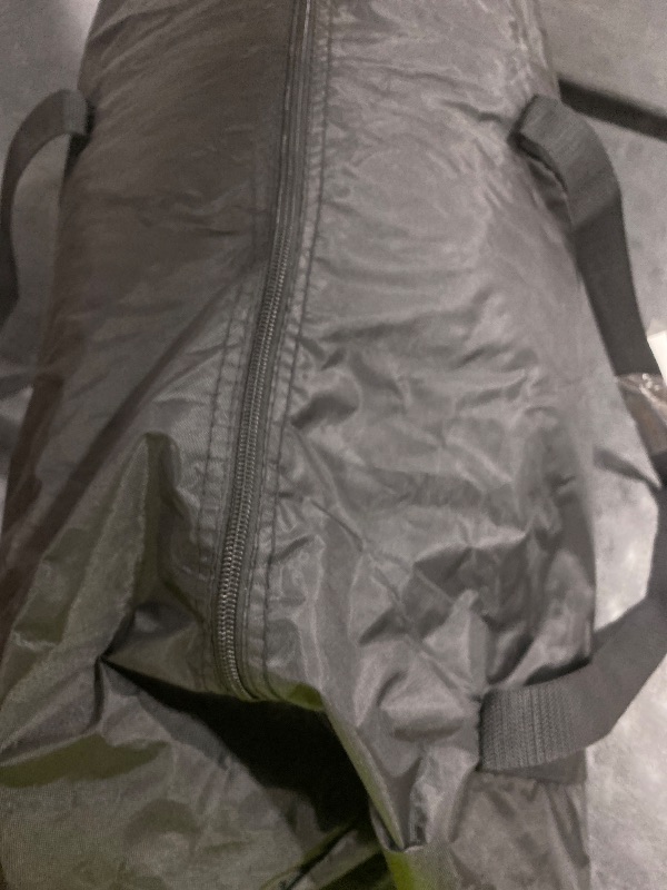 Photo 1 of Golf Batting Cage Netting Golf Practice Nets, 10ft x 10ft x 10ft Frame NOT Included, with 4 Carabiners and 2 Tie Rope, for Backyard, Black