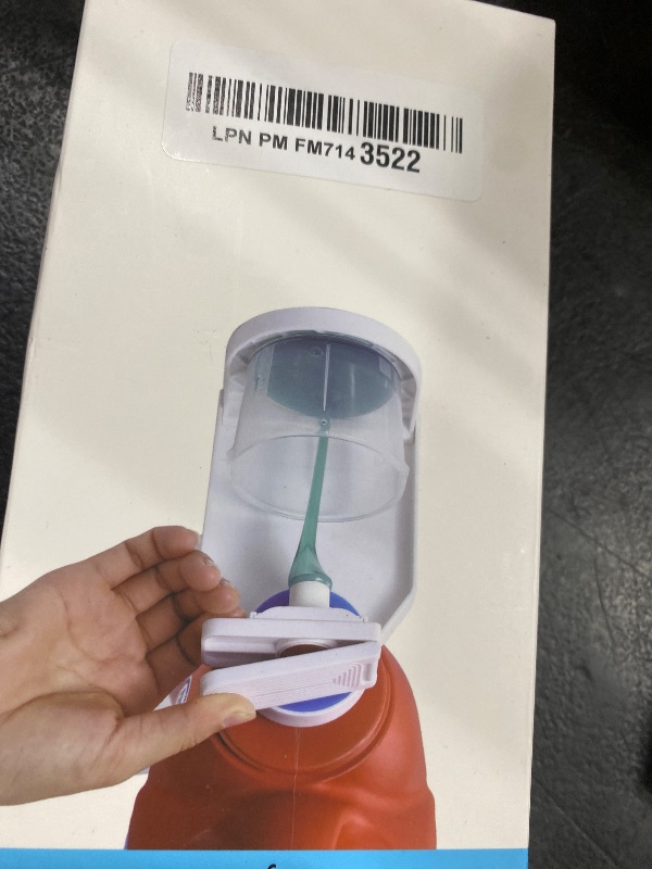 Photo 1 of [2 Pack] Laundry Detergent Dispenser Cup Holder & Nozzle Force-Saving Switch, Soap Dispenser,Drip Catcher, for Laundry Room Organization and Storage