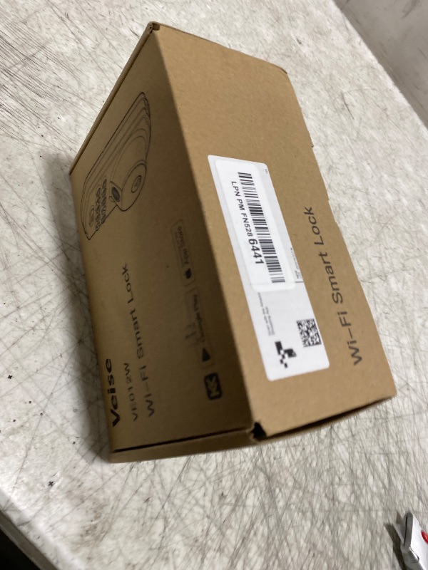 Photo 1 of Veise VE012W Built-in WiFi Fingerprint Smart Lock, App Remote Control, Compatible with Alexa & Google Assistant, Keyless Entry for Front Door, Digital Keypad Deadbolt, Auto Lock, Satin Nickel