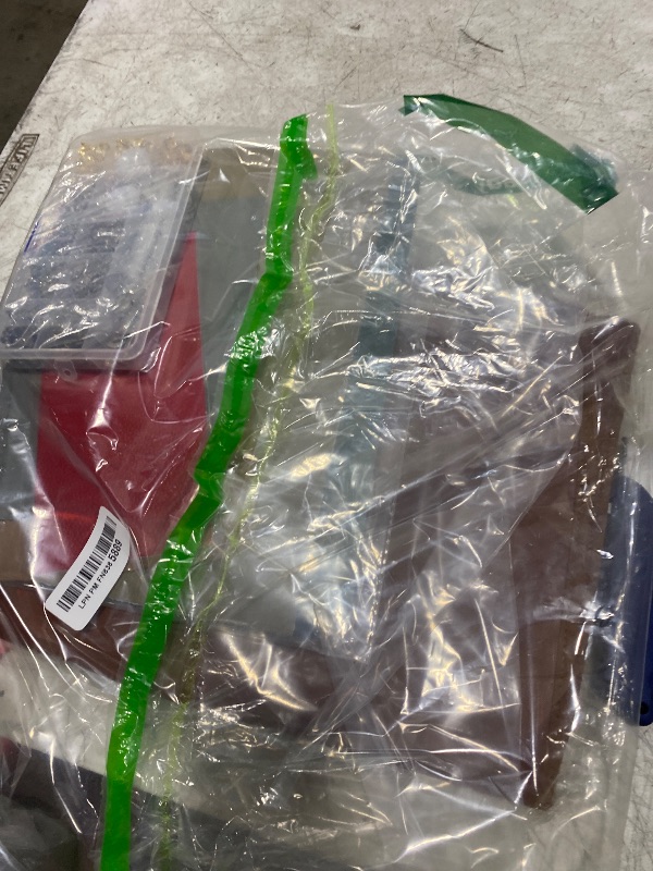 Photo 1 of TLKKUE Leather Tooling Kit Leather Craft Tools Leatherworking Kit with Custom Handbag Cutting Mats Engraving Punching Sewing Stamping Sanding Tools for Handicraft Work Professional