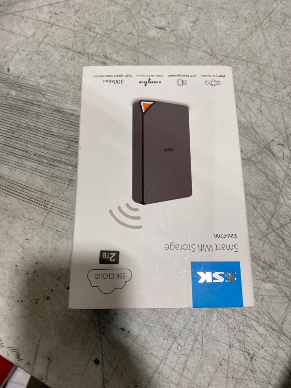 Photo 1 of SSK 2TB Portable NAS External Wireless Hard Drive with Own Wi-Fi Hotspot, Personal Cloud Smart Storage Support Auto-Backup, Phone/Tablet PC/Laptop Wireless Remote Access