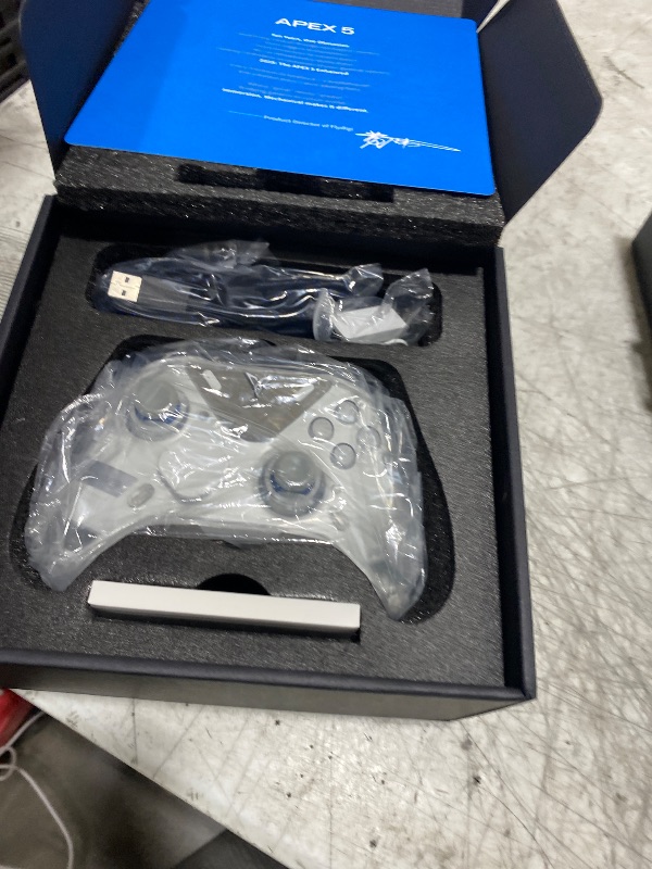 Photo 1 of FLYDIGI Apex 5 PC Controller, Forceflex Joystick 2.0, ForceAdapt Triggers, 3ms Ultra-Low Latency, RGB Light Bar, Full-Color LCD Display,1500mAh Battery PC/NS/Android/TV