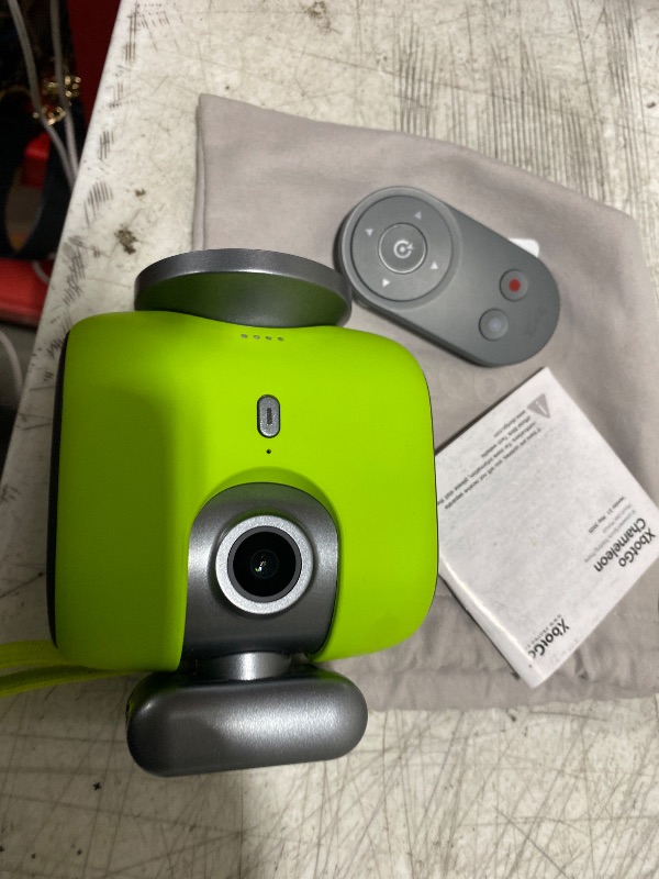 Photo 1 of XbotGo Chameleon AI Auto Sports Action Camera - 4K 60FPS Soccer Camera and Basketball Tracking Camera for Team Sports, Live Streaming, No Subscription, Works with iOS & Android (Lemon Green)