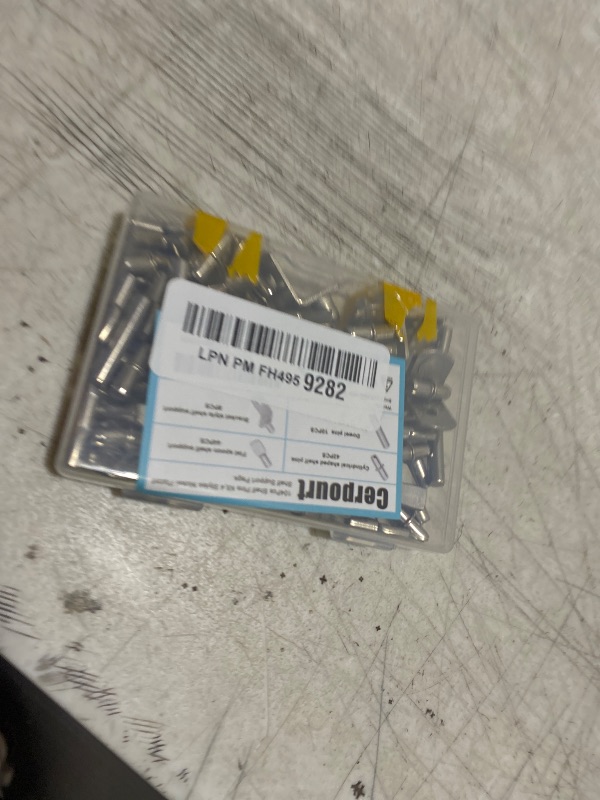 Photo 1 of 104Pcs Shelf Pins Kit,4 Styles Nickel Plated Shelf Support Pegs,Bookshelf Pegs for Shelves,Cabinet Shelf Bracket Pegs Shelf Pins Holders for Kitchen Furniture & Closet ( 5mm & 1/4inch )