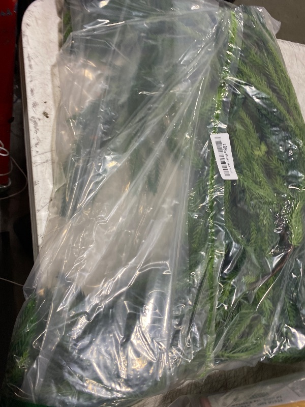 Photo 1 of Spring Garland, 12Ft Artificial Faux Greenery Garland, Valentines Day Garland for Baby Shower Wedding Party Table Runner Room Home Mantle Decor