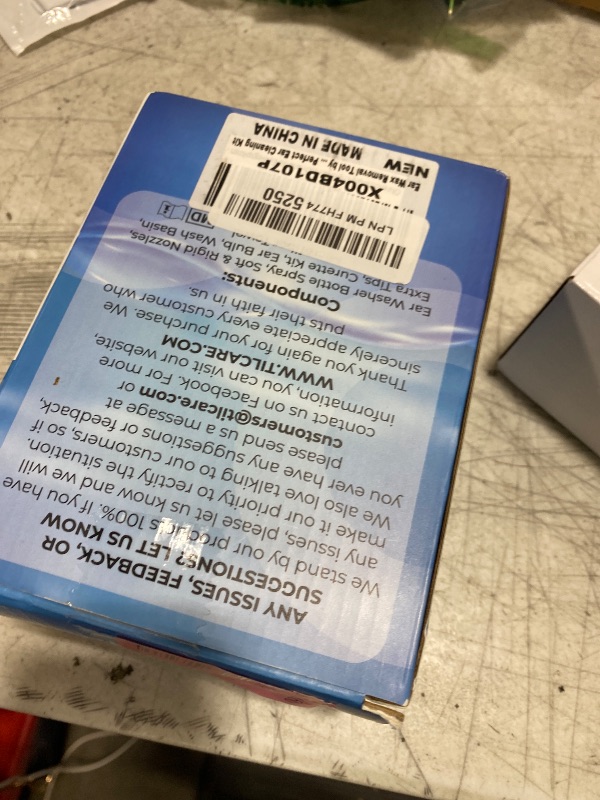 Photo 1 of Ear Wax Removal Tool by Tilcare - Ear Irrigation Flushing System for Adults & Kids - Perfect Ear Cleaning Kit