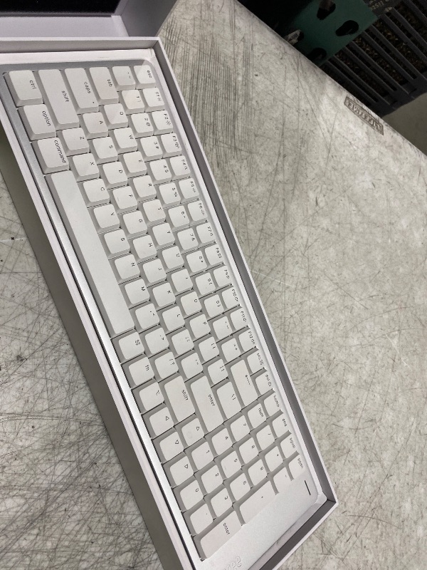 Photo 1 of LOFREE Flow2 Low-Profile Mechanical Keyboard, Aluminum Alloy with Void Linear Switches, Rechargeable Wireless Keyboards with 3 Mode Connections for Windows, macOS (Silver with Silence, 100 Keys)