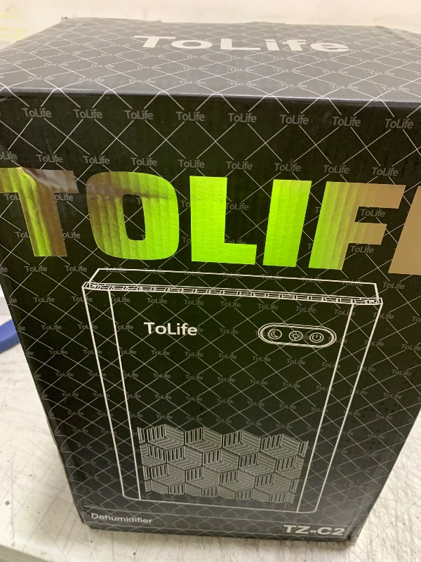 Photo 1 of ToLife Dehumidifier for Home, 1000 sq.ft Dehumidifiers for Basement Bedroom Bathroom with 95 OZ Water Tank, Auto Shut Off 7 Colors LED Light, Black