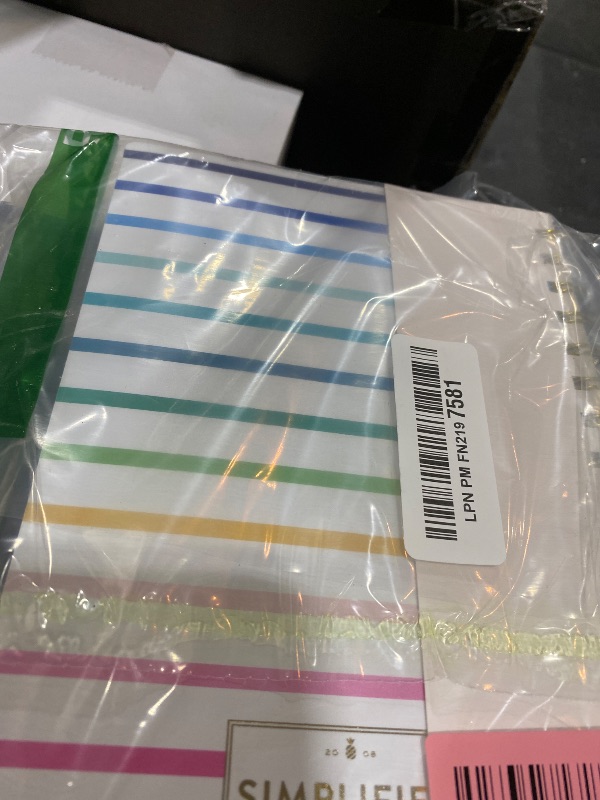 Photo 1 of AT-A-GLANCE 2026 Planner, Simplified by Emily Ley, Weekly & Monthly, 5.5" x 8.5", Small, Happy Stripe (EL45-200-26)