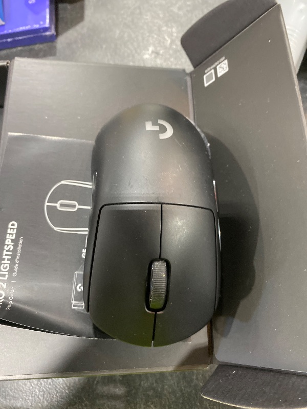 Photo 1 of Logitech G PRO 2 Lightspeed Wireless Gaming Mouse, Right- or Left-Handed Mouse with up to 4 Customizable and Switchable Magnetic Side Buttons, 44K DPI Sensor, USB-C Charging, for PC/Mac - Black