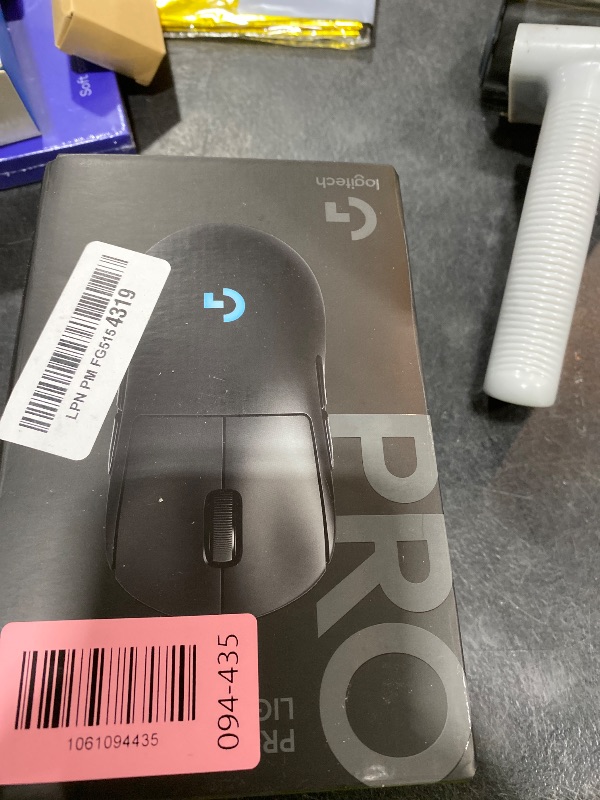 Photo 1 of Logitech G PRO 2 Lightspeed Wireless Gaming Mouse, Right- or Left-Handed Mouse with up to 4 Customizable and Switchable Magnetic Side Buttons, 44K DPI Sensor, USB-C Charging, for PC/Mac - Black