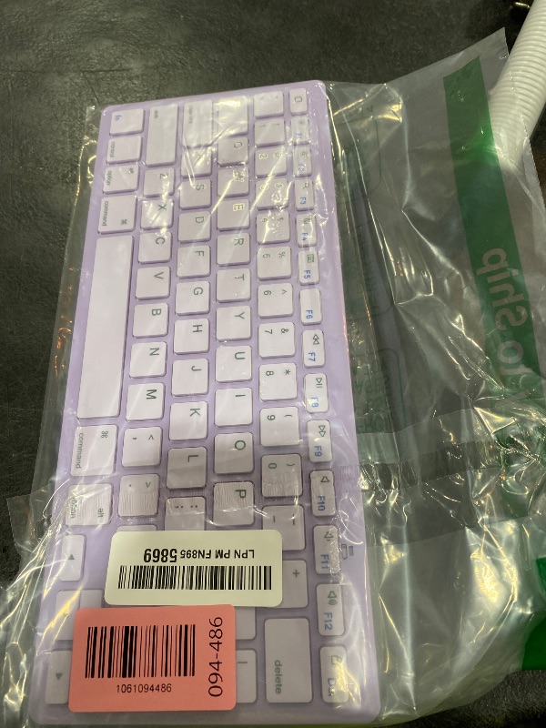 Photo 1 of OMOTON Bluetooth Keyboard Compatible with iPad A16 11th 10th Generation, iPad 10.2 (9th/8th/7th), iPad Pro 13/12.9/11 inch, iPad Air/Mini and More iOS Devices, Purple