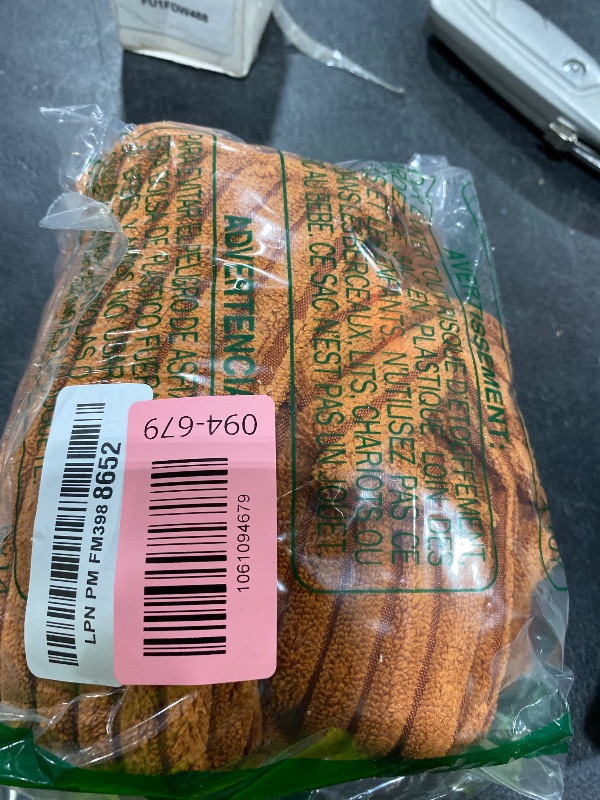 Photo 1 of MIULEE Dark Rust Decorative Throw Pillow Covers 20x20 Inch for Couch Bed Sofa Pack of 2 Terracotta Boho Farmhouse Throw Pillows Fall Soft Cross Corduroy Patchwork Textured Cushion Cases