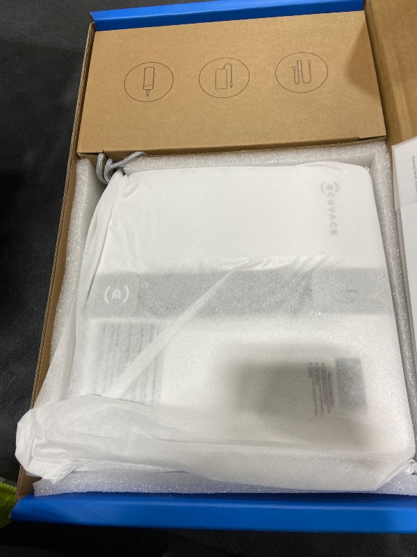 Photo 1 of ECOVACS WINBOT Mini Window Cleaning Robot - Compact Design, Dual Nozzles with Ultrasonic Spray, 9-Stage Protection System, Intelligent Path Planning, 3 Cleaning Modes, Anti-Slipping System