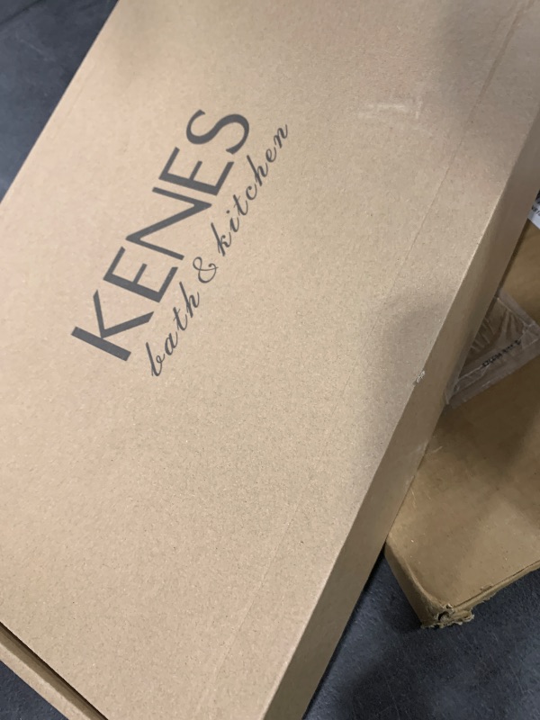 Photo 1 of KENES Pull Down Bathroom Faucet with Sprayer, Brushed Nickel 4 Inch 2 Handle Centerset Bathroom Faucets 3 Hole with Pull Out Sprayer, Vanity Faucet with Pop Up Drain & Supply Lines LJ-9059A