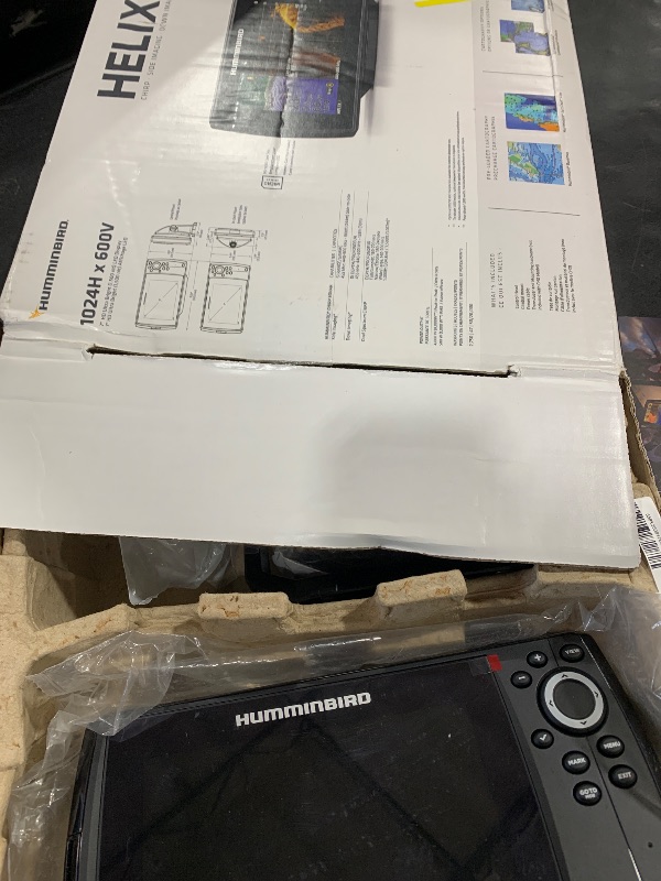 Photo 1 of Humminbird Helix 7 G4 GPS Fish Finder with Transducer, Dual Spectrum Chirp Sonar & Side Imaging