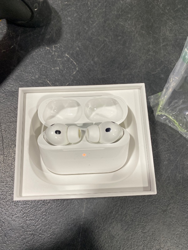 Photo 1 of Apple AirPods Pro 3 Wireless Earbuds, Active Noise Cancellation, Live Translation, Heart Rate Sensing,Hearing Aid Feature,Bluetooth Headphones,Spatial Audio, High-Fidelity Sound, USB-C Charging, White