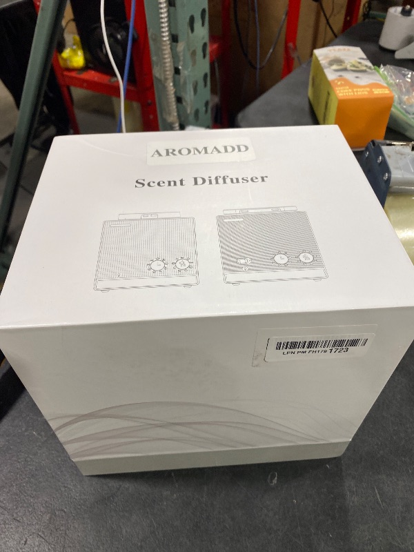 Photo 1 of Aromadd Smart Aroma Waterless Essential Oil Diffuser, Cold Air Tech Scent Air Machine for 2000 Sq Ft, 200ml Hotel Collection Diffuser for Home & Office (Black Titanium, Two Scents)