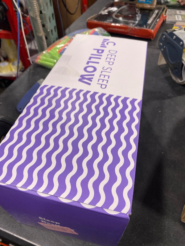 Photo 1 of C CUSHION LAB Deep Sleep Pillow, Patented Ergonomic Contour Design for Side & Back Sleepers, Orthopedic Cervical Shape Gently Cradles Head & Provides Neck Support & Shoulder Pain Relief - Calm Grey