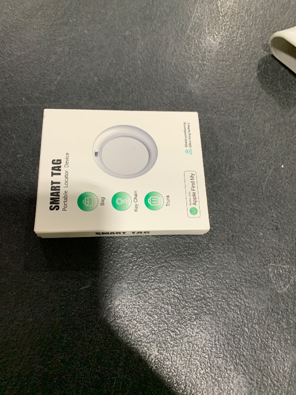 Photo 1 of [Apple MFi Certified] LBPRT Air Tracker Tag 4 Pack, Smart Bluetooth Item Finder Work with Apple Find My (iOS Only, Android not Supported), Key Locator for Luggage Suitcase, Wallet. Replaceable Battery
