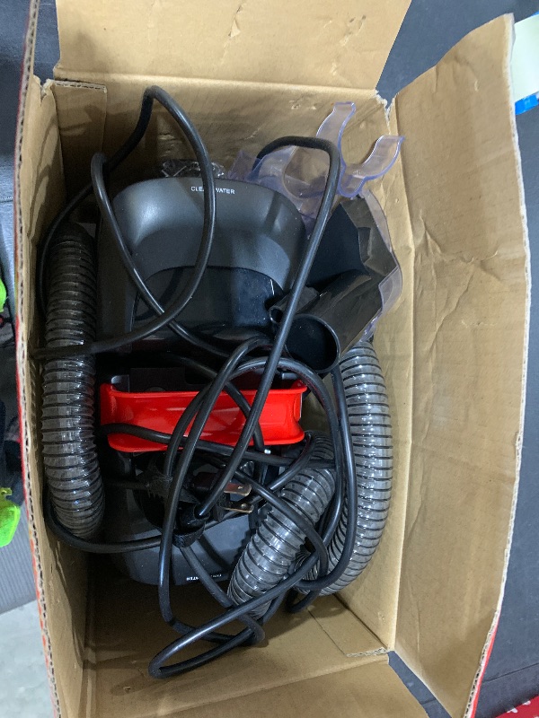 Photo 1 of Portable Carpet Cleaner Machine -15Kpa Strong Suction Upholstery Cleaner for Rug, Couch, Car, Pet Stains & Hair, Spot Cleaning Machine with Self-Cleaning System & 2 Brush Heads