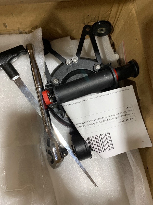 Photo 1 of Krysolad Upgrade Auto Windshield Glass Removal Tool Kit, Without Cutting line, Dual-Cutting, Auto Glass Cut Out Tool with Locking Function, with Threader and Windshield Cutter for Cars and Trucks