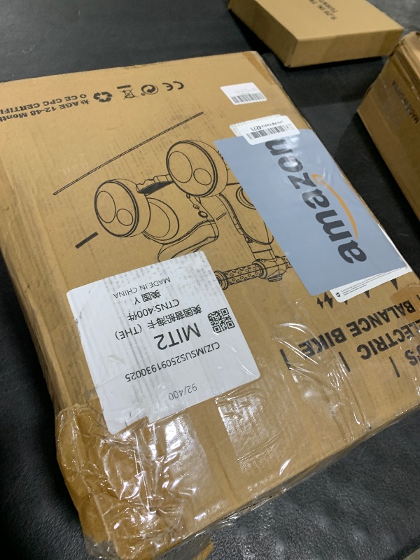 Photo 1 of **PARTIAL SET**Electric Baby Balance Bike with Bubble Machine for 1 Year Old Boys Girls 4 in 1 Ride On Toys Toddler Balance Bike 12-48 Month Kids Bubble Bike First Birthday Gift with Powered Motor,Music,LED Lights