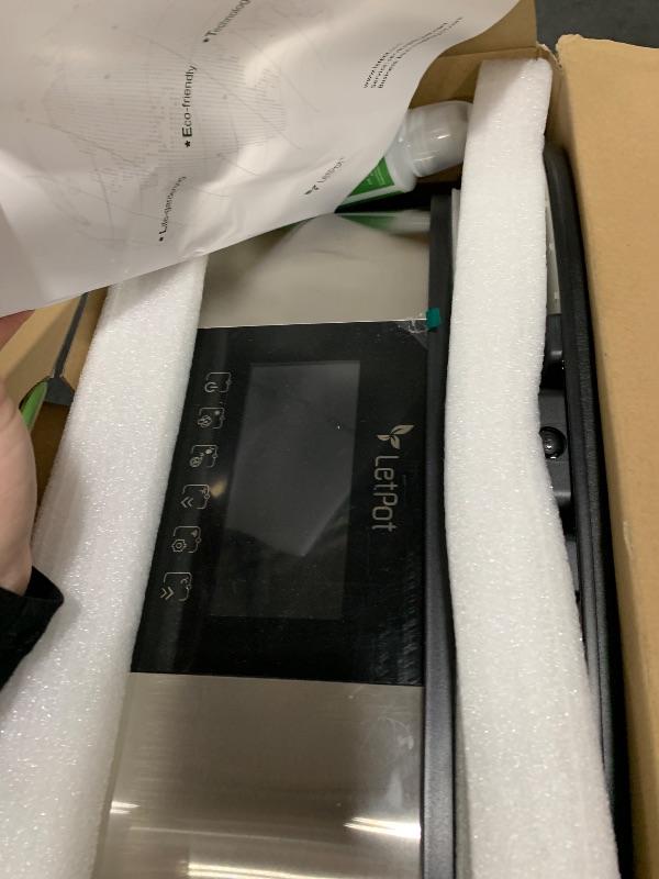 Photo 1 of LetPot LPH-Max Hydroponics Growing System Kit, 21 Pods APP & WiFi Automatic Controlled Smart Indoor Garden with 36W LED Grow Light, Auto Drip Irrigation Kits, Self-Managed Nurturing & Watering