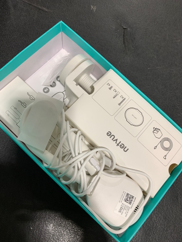 Photo 1 of NETVUE Peekababy Baby Camera with Wireless Audio, Adjustable Crib Mount Monitor, Works via 2.4GHz Wi-Fi for Wide Coverage & Stable Connection, Smart App, Two-Way Talk, No Screen (White)