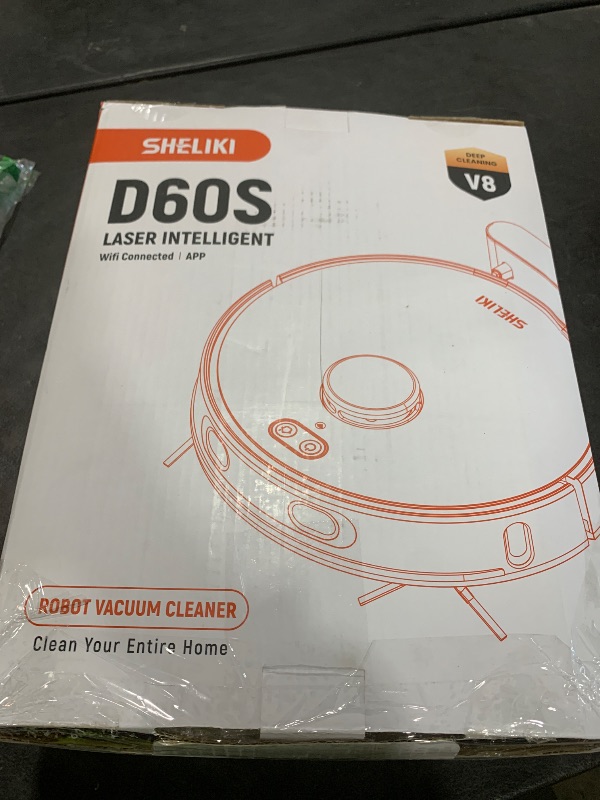 Photo 1 of Robot Vacuum and Mop Combo, Robotic Vacuums Cleaner with LiDAR Navigation, Smart Mapping, Strong Suction, with WiFi/App/Alexa/Voice Control, Obstacle Avoidance, for Home, Wood/Hard Floors, Pet Hair