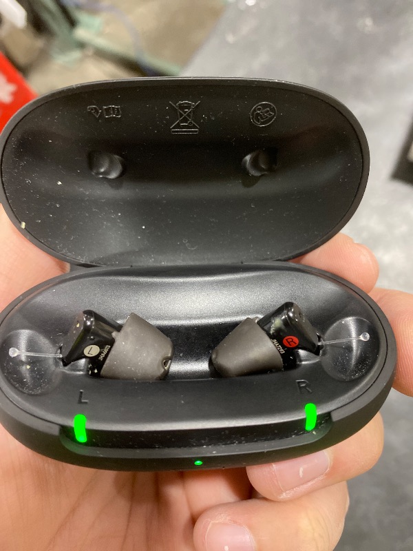 Photo 1 of Sony CRE-C20 Self-Fitting OTC Hearing Aids for Mild to Moderate Hearing Loss, Prescription-Grade Sound Quality, Compact Virtually Invisible Design, Customizable App, and Rechargeable Battery