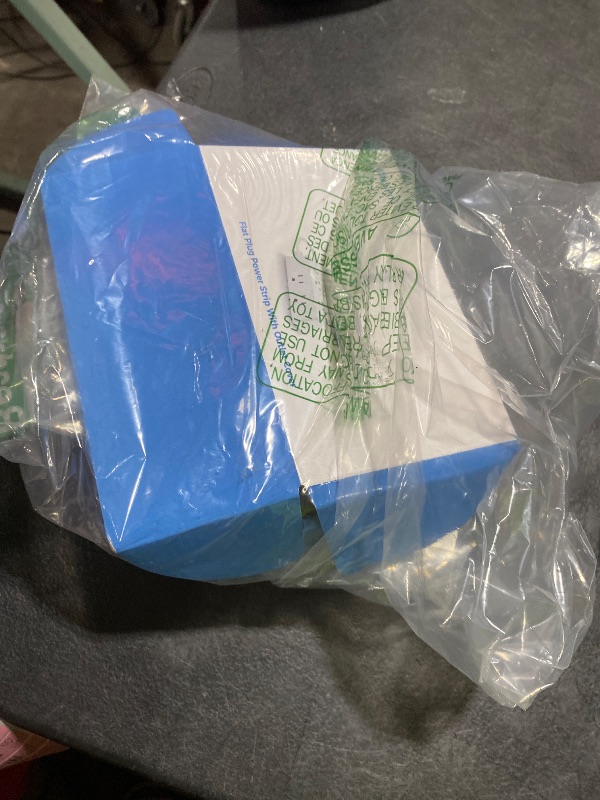 Photo 1 of 20FT Flat Extension Cord with Outlet Cover, Flat Plug Power Strip with 6 Outlets and 3 USB Ports, 2000 Joules Surge Protector, Hidden Outlet Extender for Tight Spaces