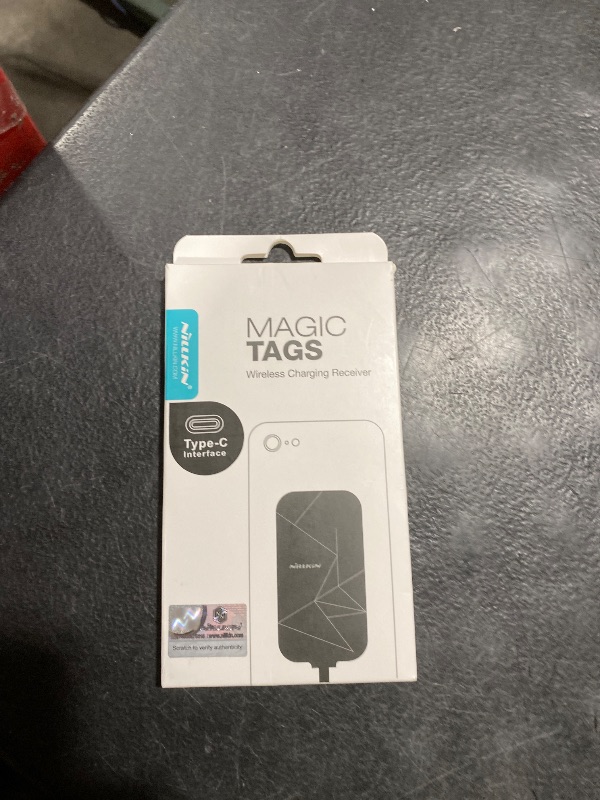 Photo 1 of [Short Version] Type C Wireless Charging Receiver, Nillkin Magic Tag USB C Qi Wireless Charger Receiver Chip for Google Pixe 6a/5a/2/3a/Nexus 6P A53 A52 and Other USB-C Phones