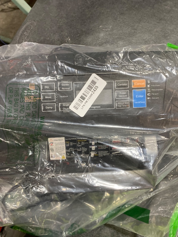 Photo 1 of 95kPa Vacuum Sealer Machine,Commercial Fully Automatic Food Sealer,10-in-1 Functions & Powerful Sealing System with Double Heat Seal,Easy-Lock Handle,Built-in cutter, 10 Pre-cut Bags1, Bag Rolls