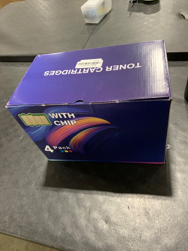 Photo 1 of 218X Toner Cartridges 4 Pack with Chip Replacement for HP 218X W2180X 218A W2180A for Color LaserJet Pro MFP 3301fdw 3301 3201dw 3301sdw 3301cdw Printer Ink (B/C/Y/M Color)